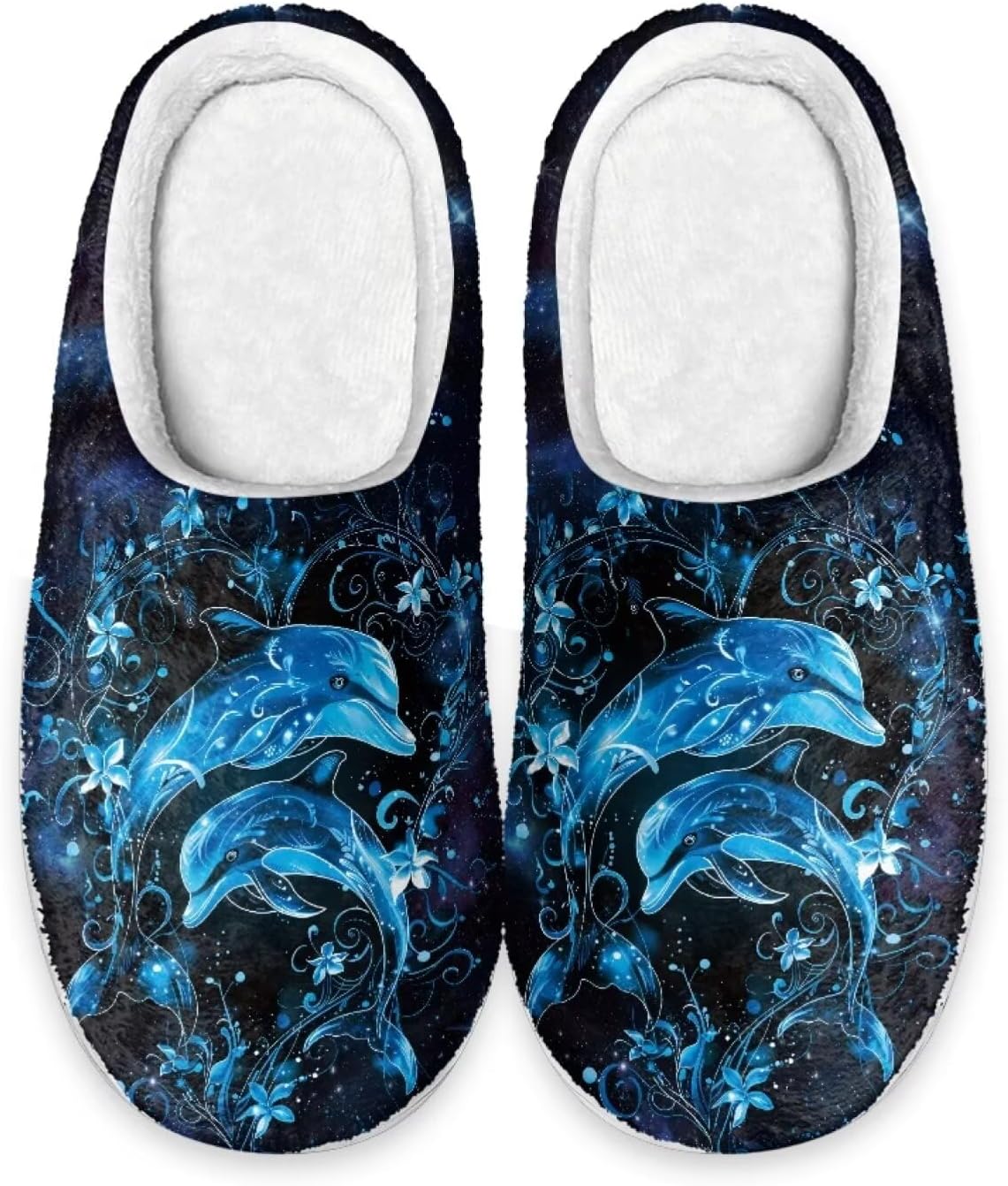 

Женские домашние тапочки Forchrinse с милым 3D мопсом, теплые уютные тапочки, мужские домашние туфли, мягкие плюшевые пушистые тапочки для дома и улицы с противоскользящей подошвой, синий