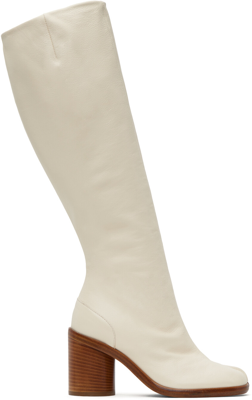 

Белые ботинки таби Maison Margiela, Белый, Белые ботинки таби Maison Margiela