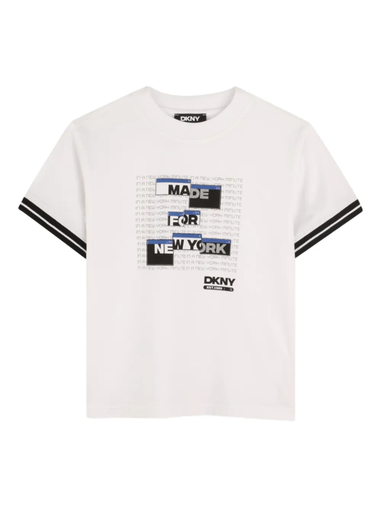 

Dkny Kids футболка с графичным принтом, белый
