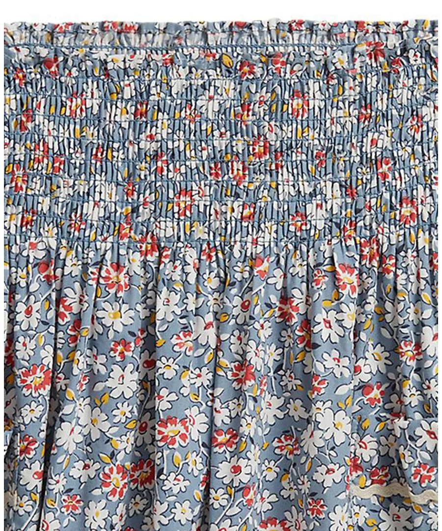 Детская юбка из поплина с цветочным принтом, 7-16 лет Polo Ralph Lauren, Lydston Floral — фото 3
