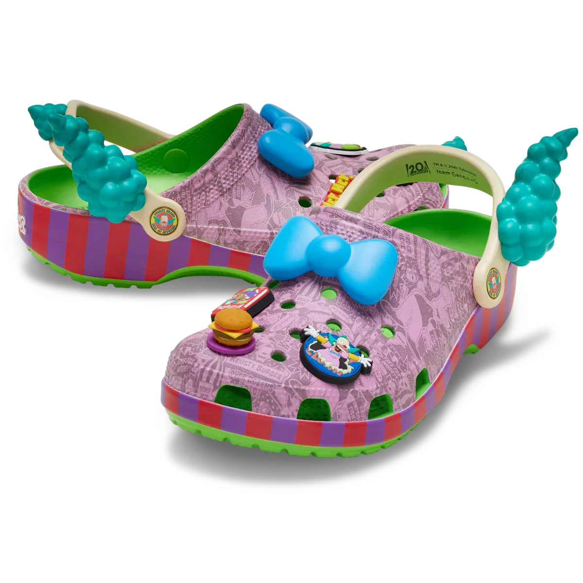 Симпсоны Красти Клоун Классический сабо Crocs, Multi — фото 2