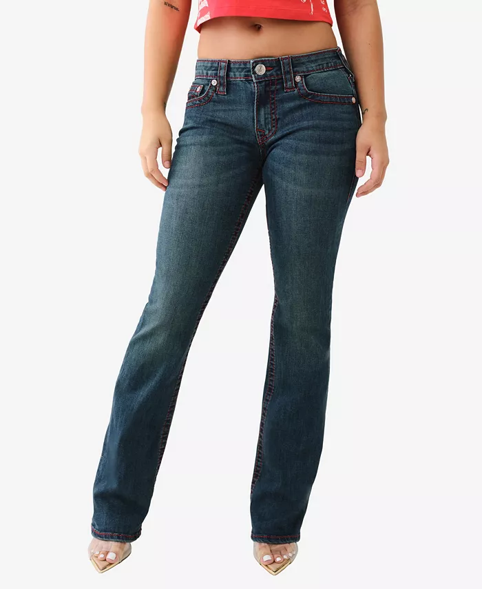 

Женские джинсы Becca Big T Mid Rise Bootcut True Religion, синий