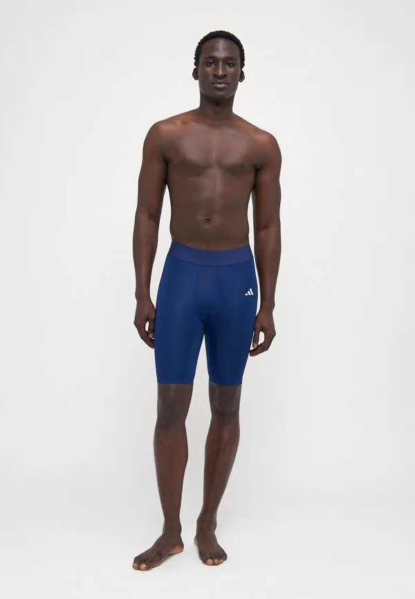 Трусы-Боксеры techfit, короткие и облегающие. Adidas Performance, Team Navy Blue — фото 2
