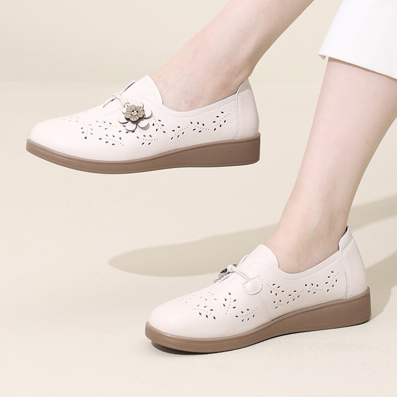Туфли женские повседневные Women's Casual Shoes Women's White Cigna — фото 4