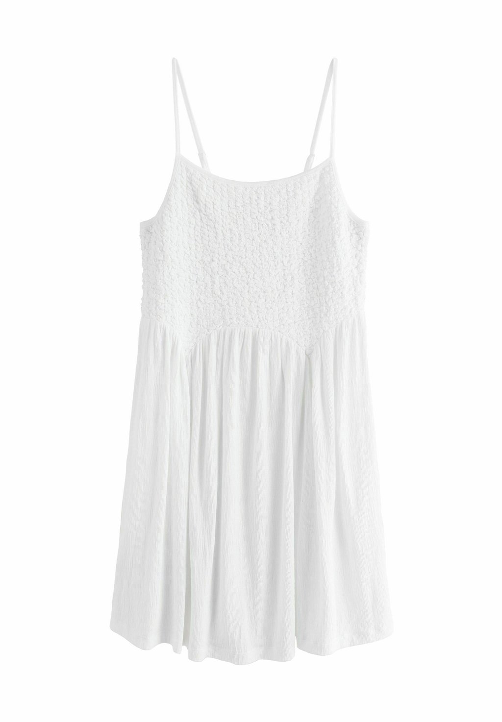 

Повседневное платье REGULAR FIT - STRAPPY TEXTURED Next, белый