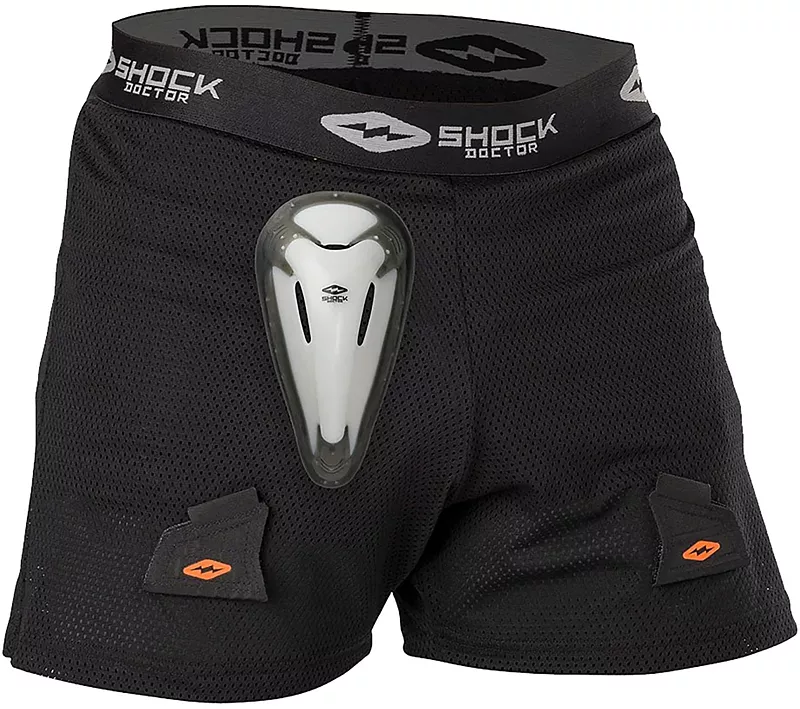 

Мужские свободные хоккейные шорты Shock Doctor с чашкой Bio-flex