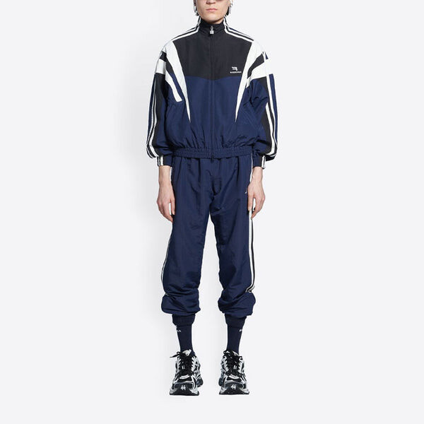 Брюки sporty b tracksuit pants 'indigo black white' Balenciaga, индиго — фото 3