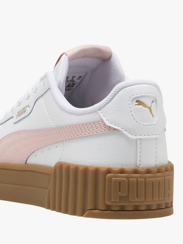 Детские кроссовки Carina 3.0 на шнуровке PUMA, Mauve Mist — фото 3