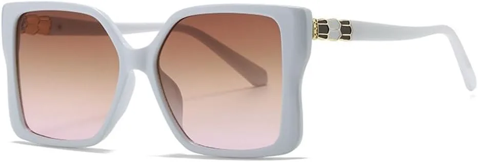 

Модные женские солнцезащитные очки класса люкс "кошачий глаз", классические винтажные очки с защитой от УФ-излучения UV400, белые, один размер LVTFCO, White