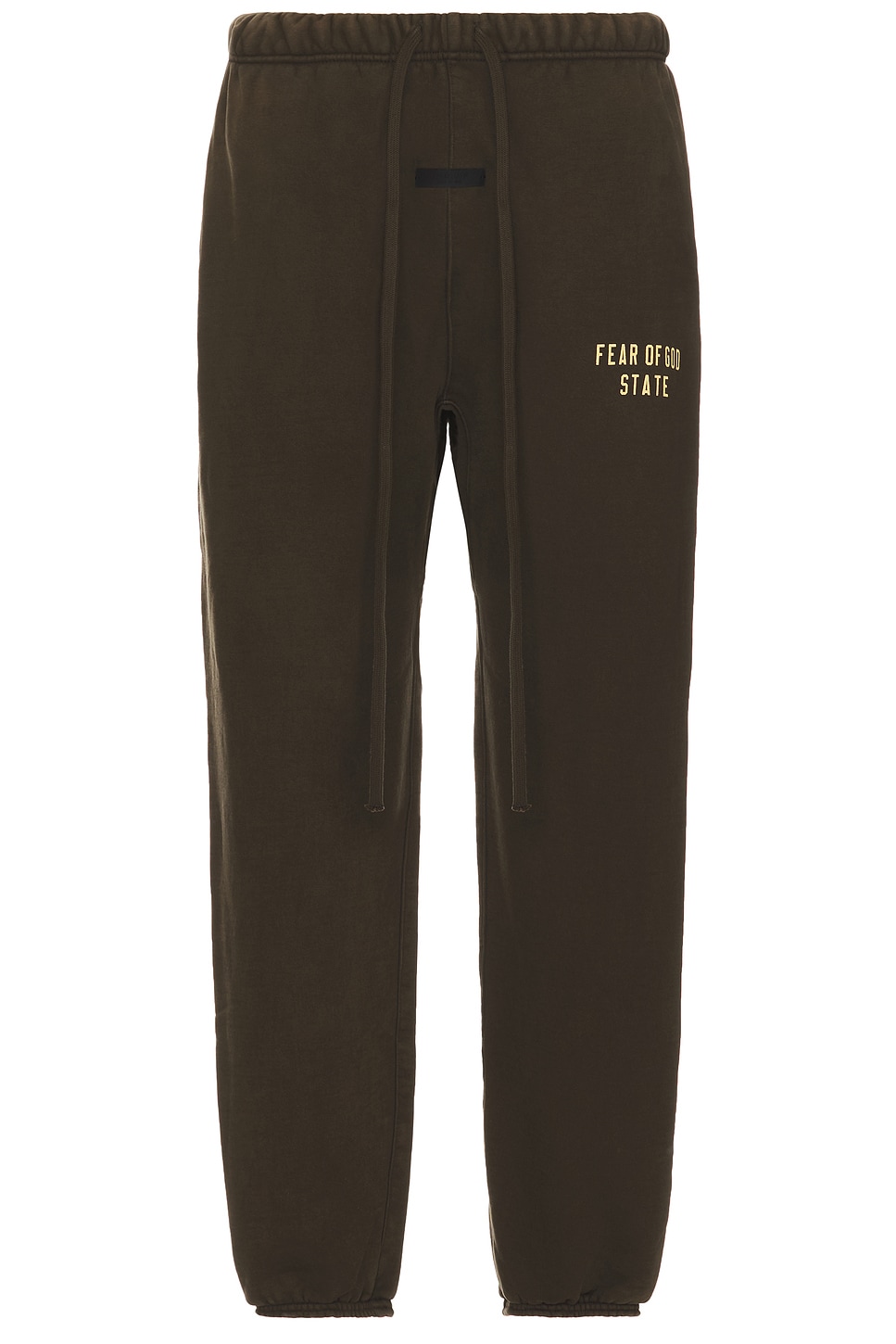 

Тяжелые флисовые спортивные штаны Fear Of God Essentials, brown
