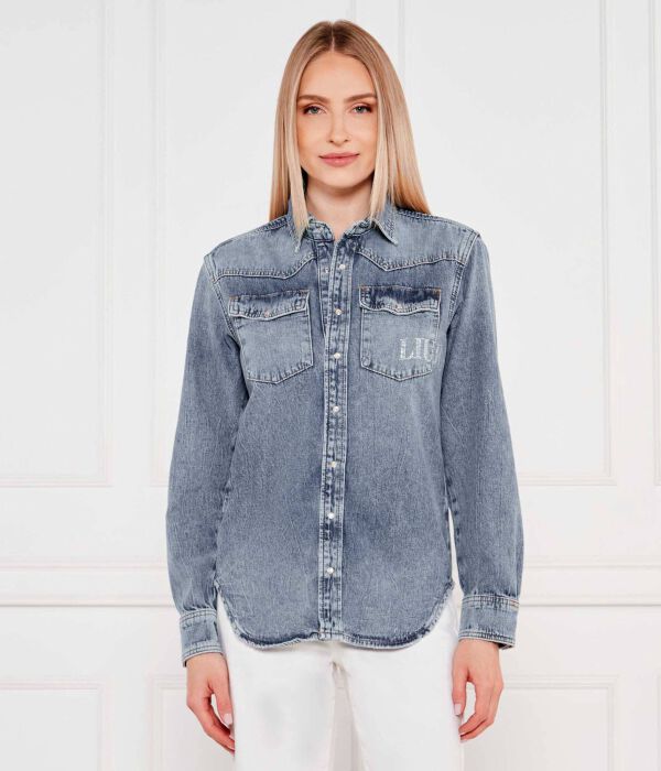 

Рубашка джинсовая Relaxed fit Liu Jo, синий