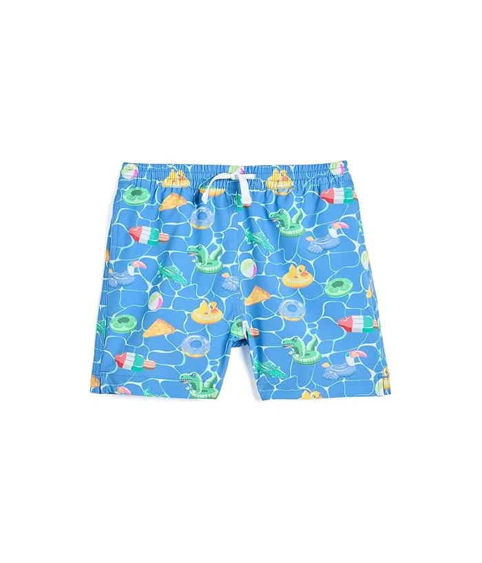 Плавки The Lil Cannonball Crews Swim Trunk Chubbies Kids, Meduim Blue/Pattern Base