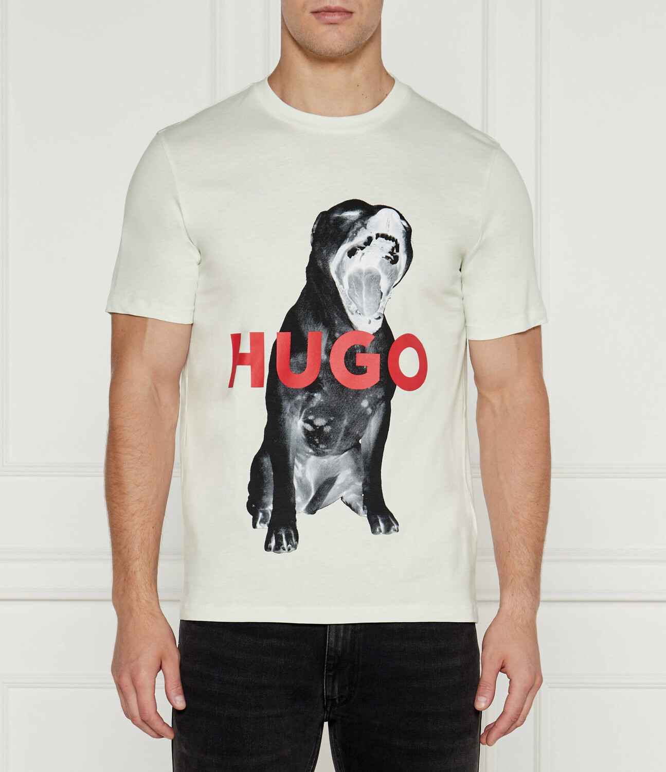 

Футболка HUGO Dayaking Regular Fit, белый