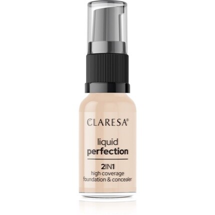 

Claresa Liquid Perfection 2в1 Консилер и тональный крем 102 Теплый средний 18г