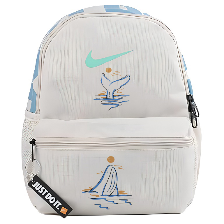 

Nike Тканевый рюкзак женский серо-белый, Sunset Whale