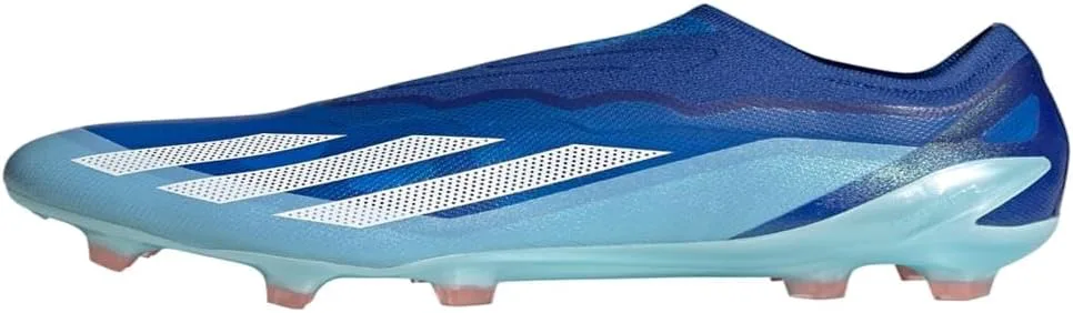 Футбольные бутсы Adidas Men's Crazyfast .1 без шнурков FG, белый/красный