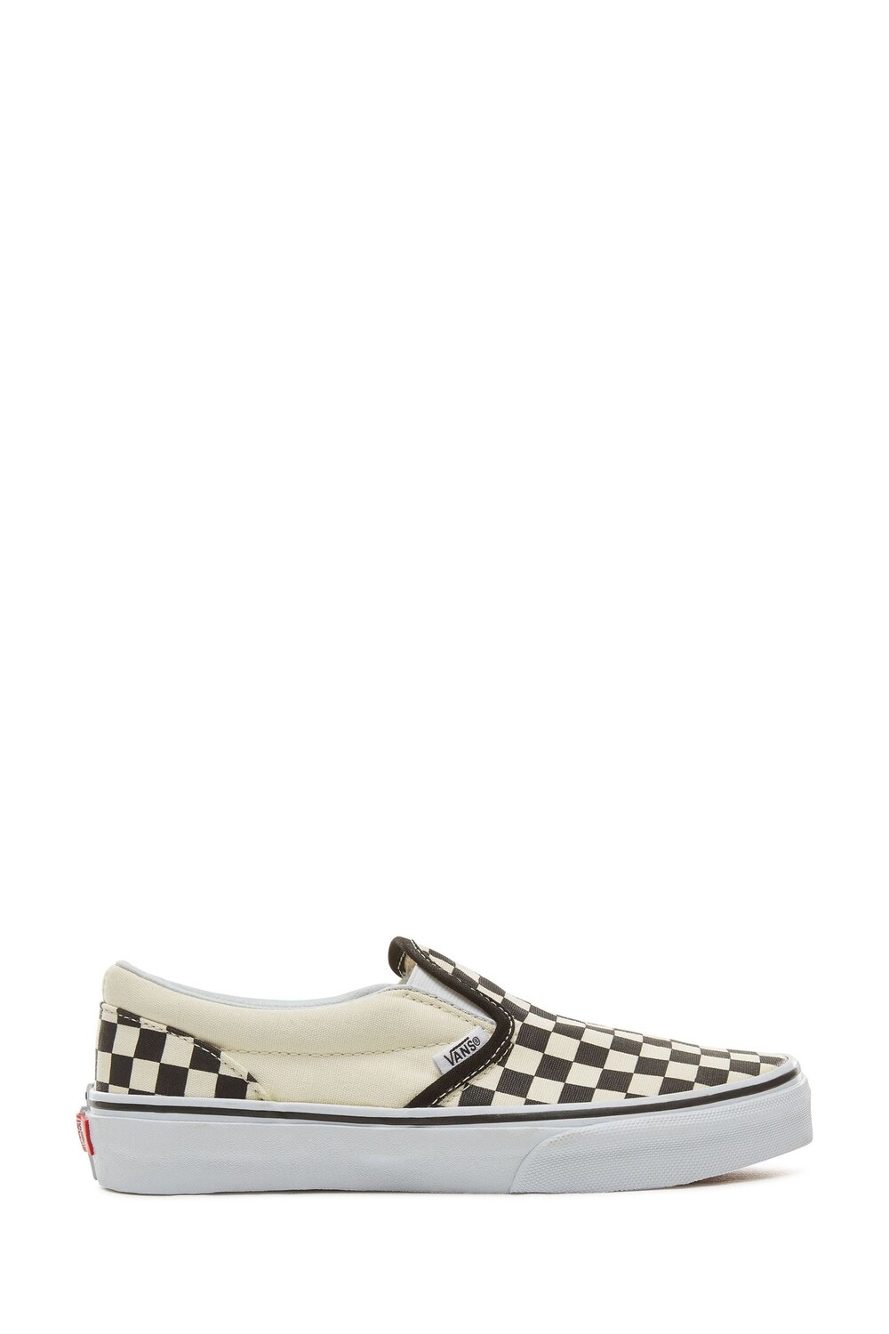 

Детские классические кроссовки в клетку без шнуровки Vans, черный