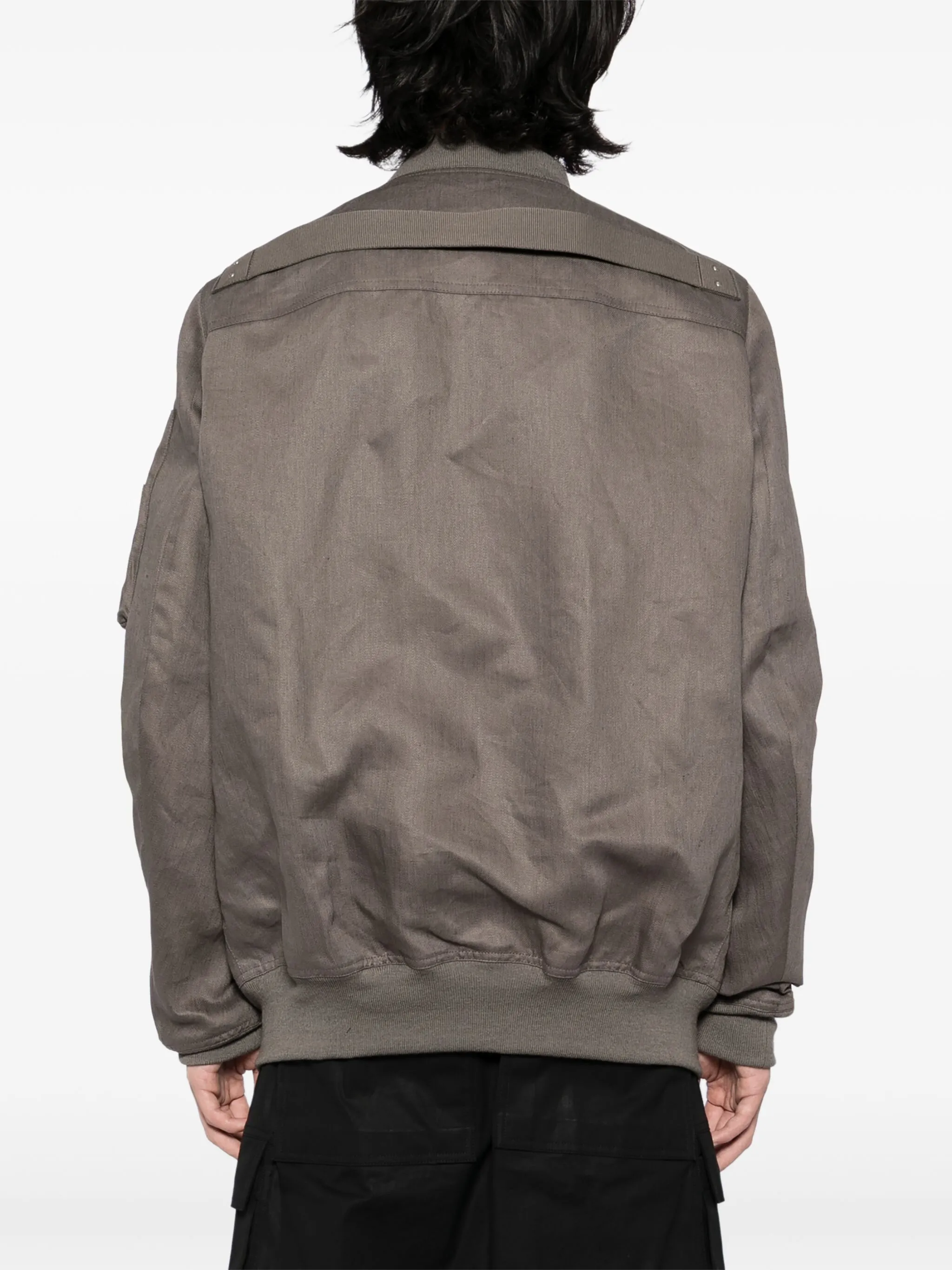 Бомбер Classic Flight Rick Owens, серый — фото 4