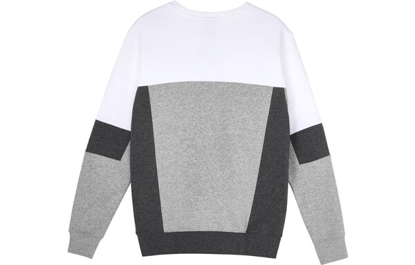 Толстовка Nike MENS Sportswear Splicing Crew-neck Sports White, белый — фото 2