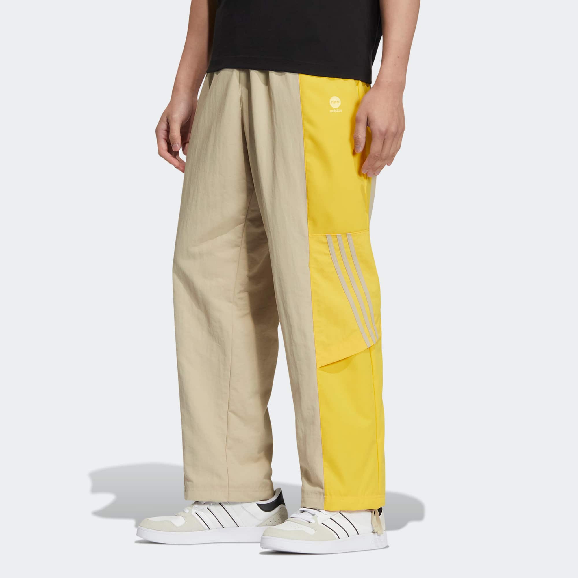 Adidas Neo Спортивные штаны мужские khaki — фото 3