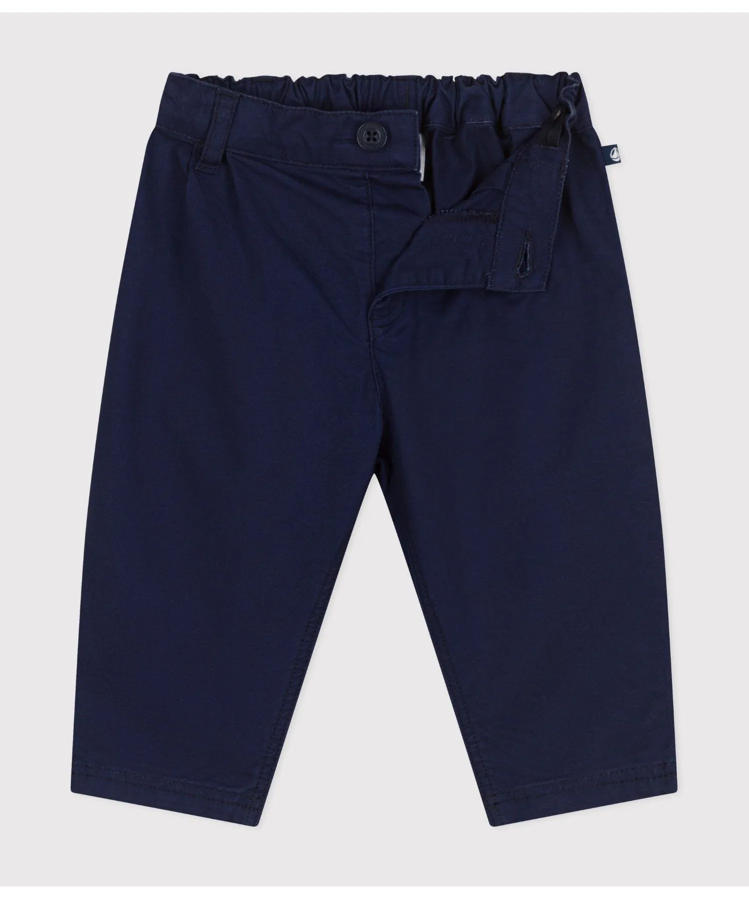 Детские брюки PETIT BATEAU из хлопка бежевые — фото 4