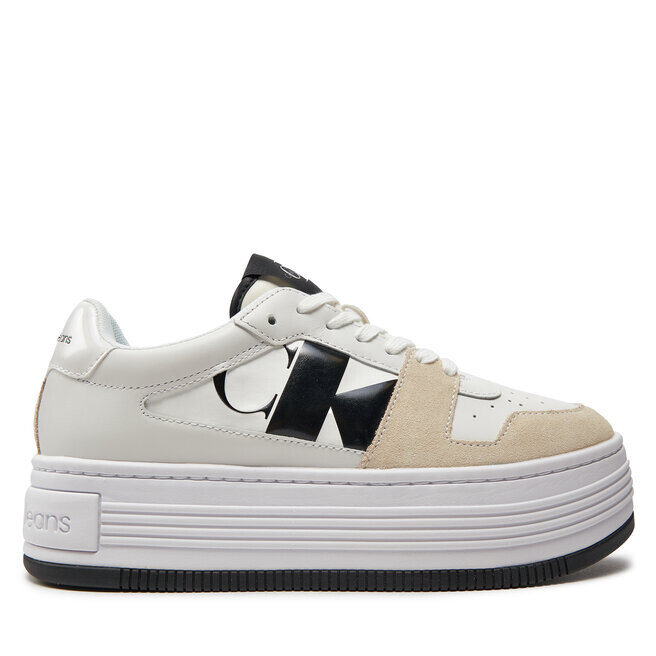 

Кроссовки Calvin Klein Jeans Bold Platf Low Lace Mix Nbs Dc YW0YW01432 Bright White/Creamy White/Black 0K8, белый