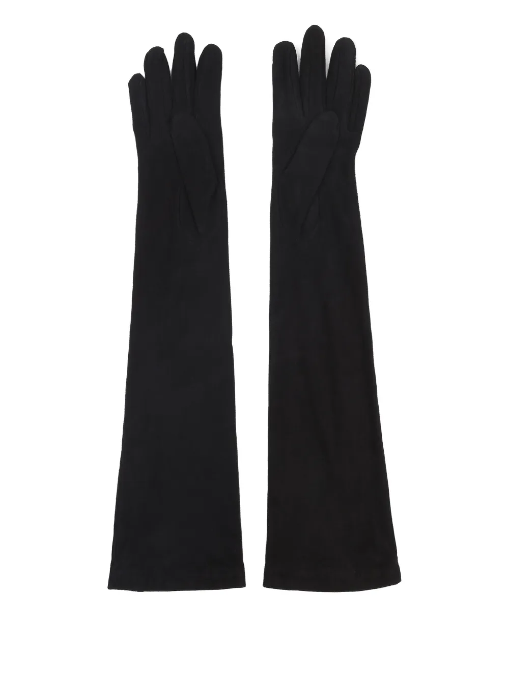 

Длинные замшевые перчатки GIORGIO ARMANI, черный
