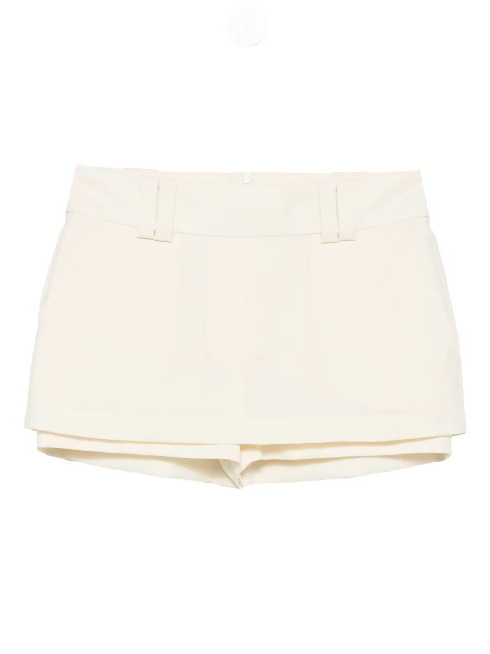 

Шерстяная юбка-шорты Vestiaire d'un Oiseau Libre, белый