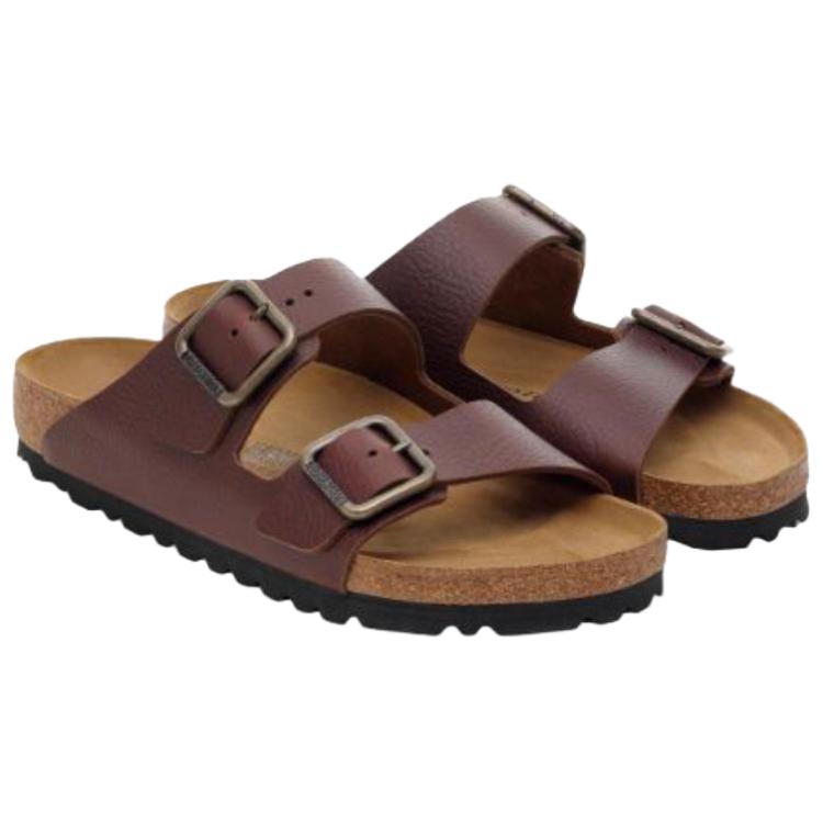 Birkenstock Arizona Shoes мужские темно-коричневые Regular Loose Fit — фото 4