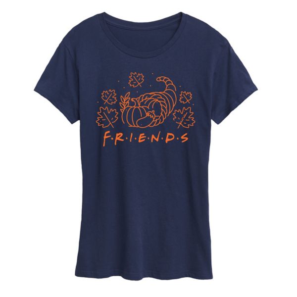 

Футболка с логотипом Women's Friends и изображением рога изобилия Licensed Character, синий