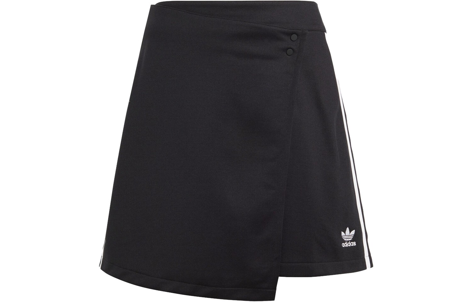 

Мини-юбка с вышитым логотипом Adidas Originals, цвет Black