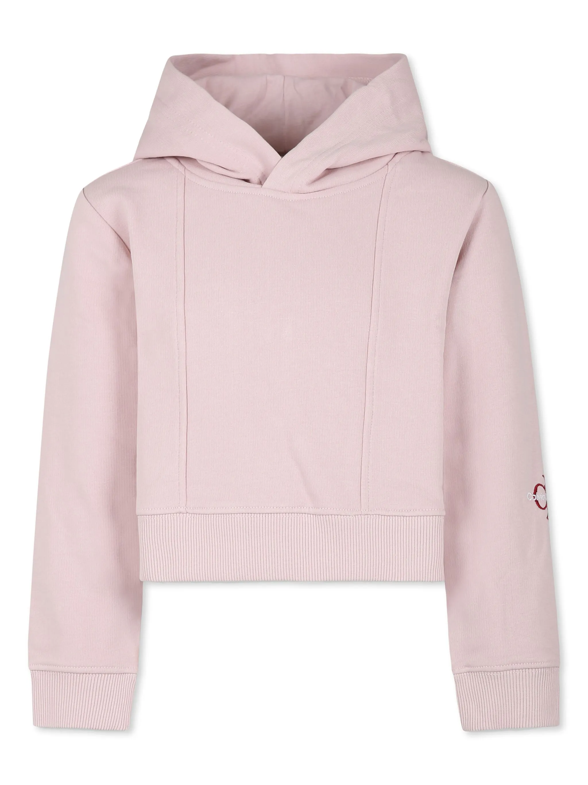 

Худи с монограммой Calvin Klein Kids, розовый