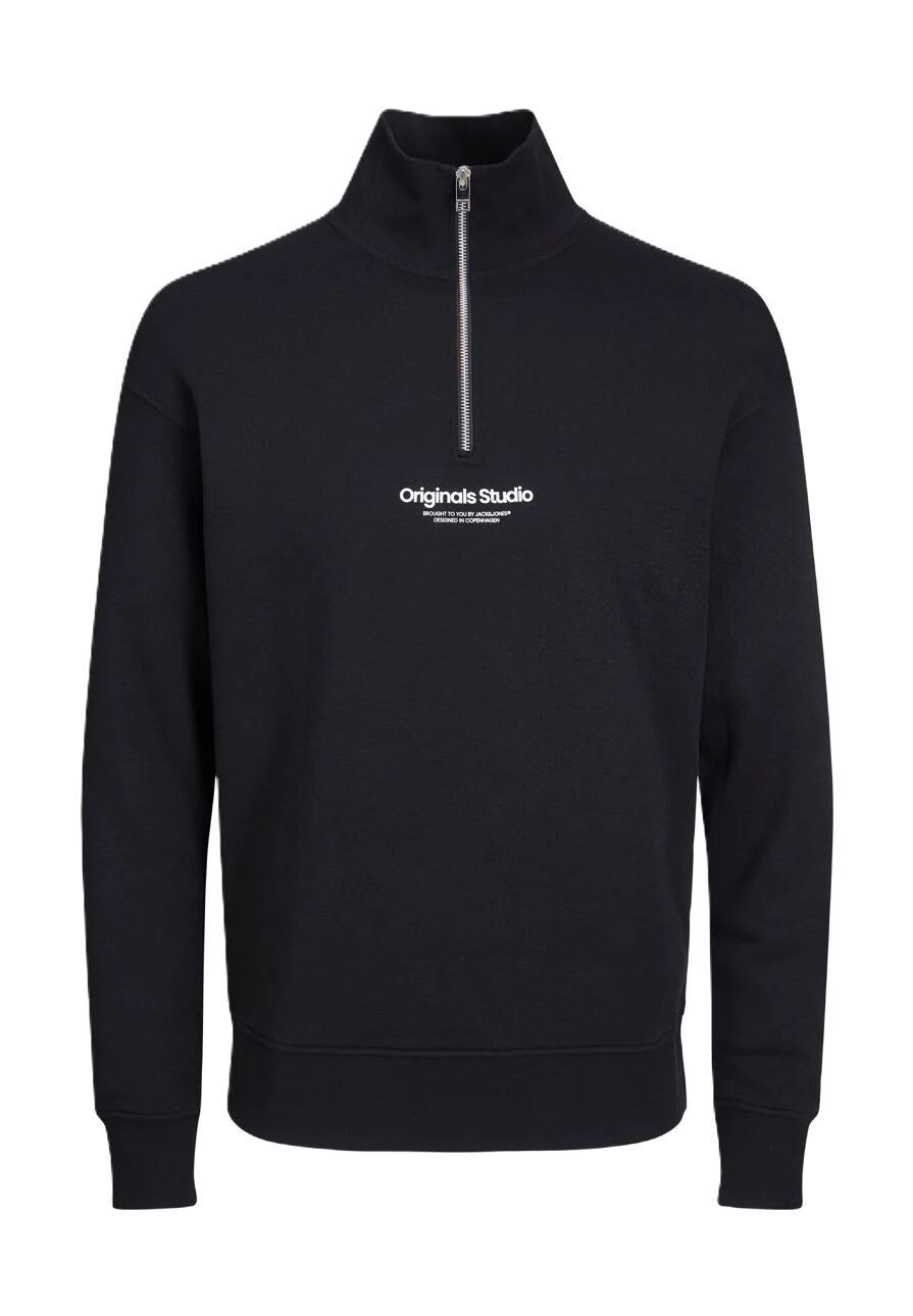 

Толстовка "Jorvesterbro", тройер, заниженная линия плеча, мужская ORIGINALS by JACK & JONES, цвет 178012 Black