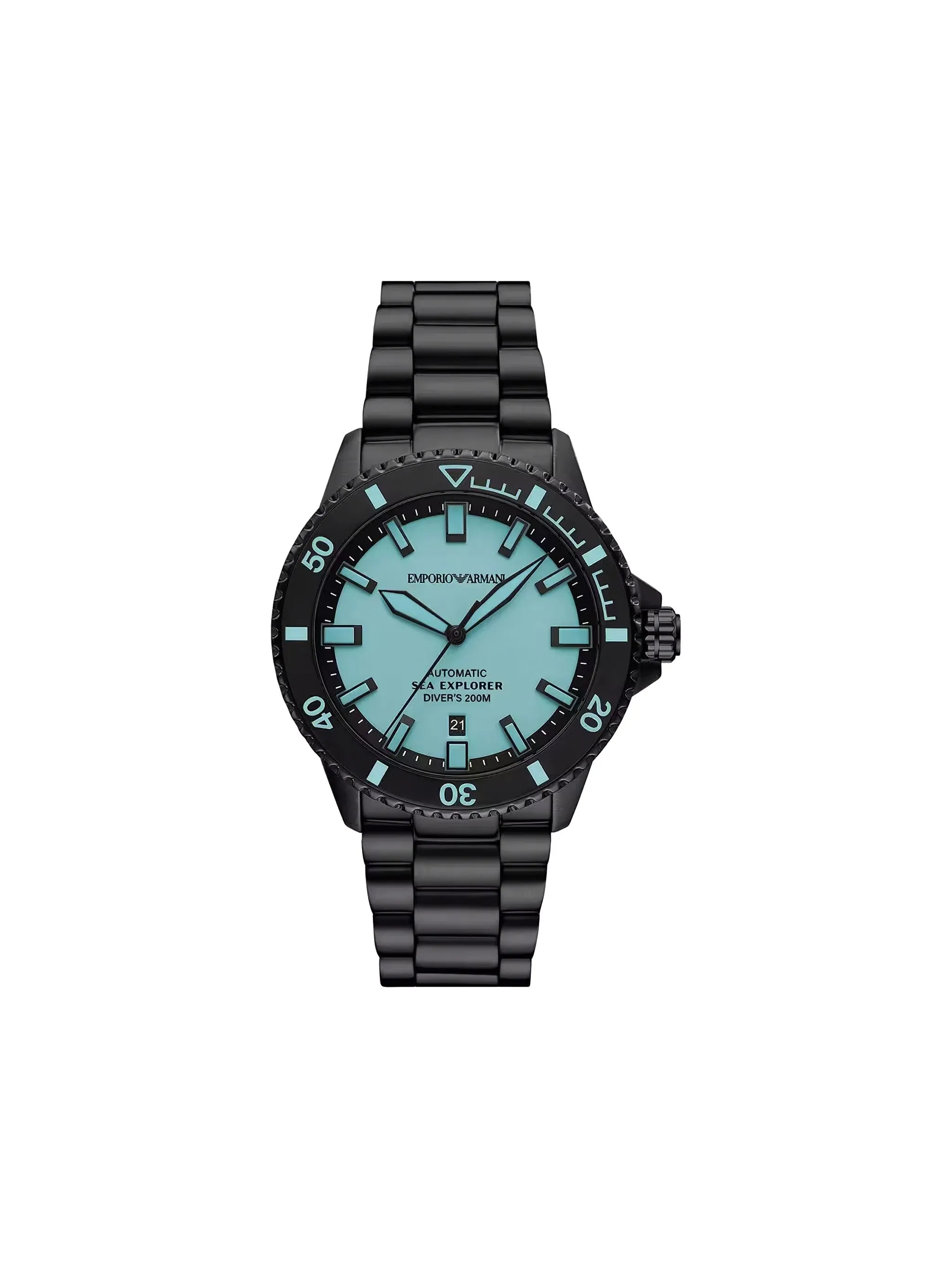 

Наручные часы Sea Explorer 42.5 мм Emporio Armani, синий