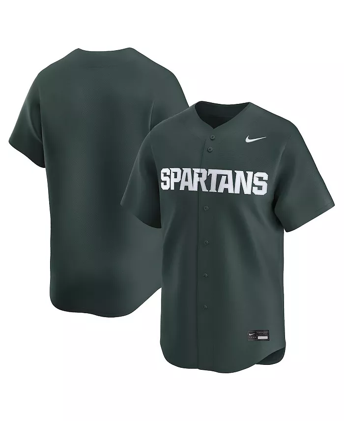 

Мужская зеленая бейсбольная джерси Michigan State Spartans College Limited Nike