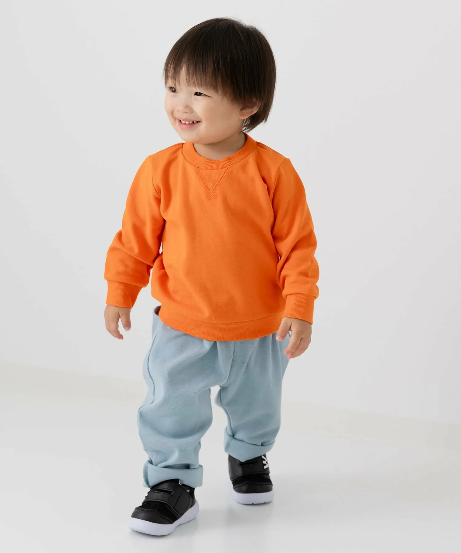 Толстовка из однотонного флиса, 100% хлопок. Chil2, orange — фото 2