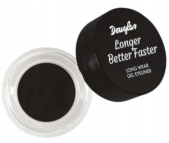 

Гелевая подводка для глаз, черная, 2,7 г Douglas, Longer Better Faster
