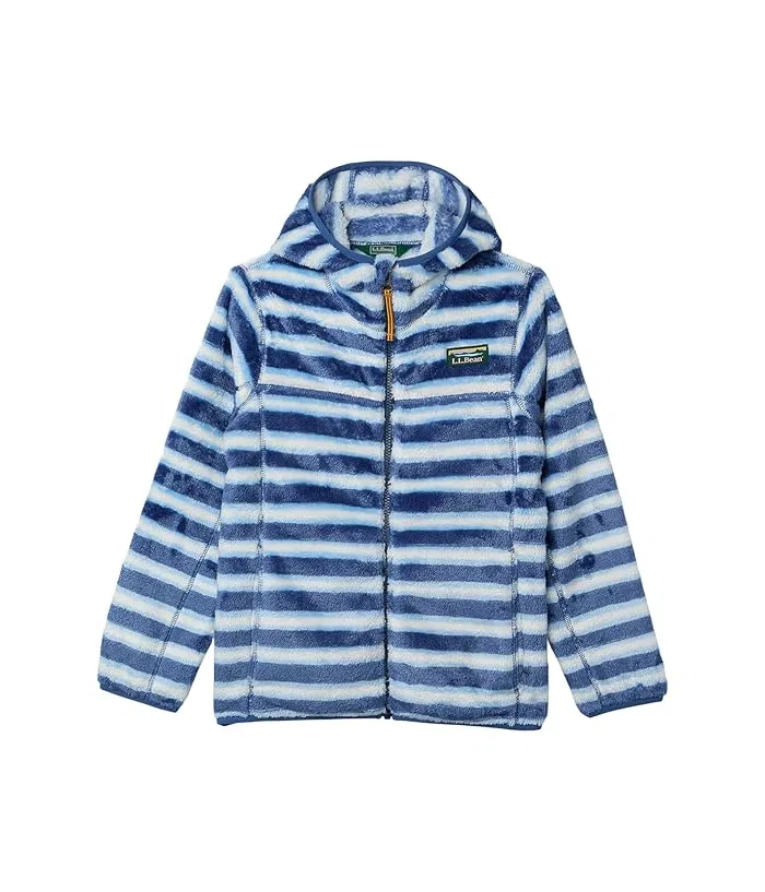 Худи Hi-Pile Fleece L.L.Bean Kids, Brightwater Blue Sripe