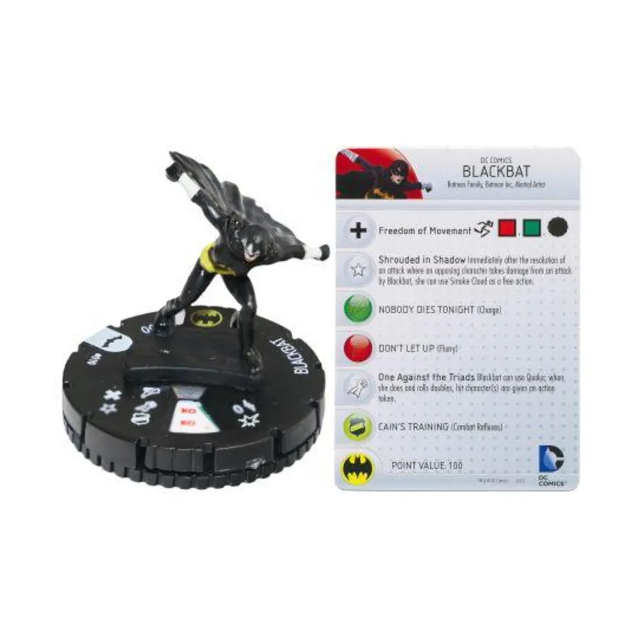 

Блэкбэт #010, DC HeroClix - Batman - Singles