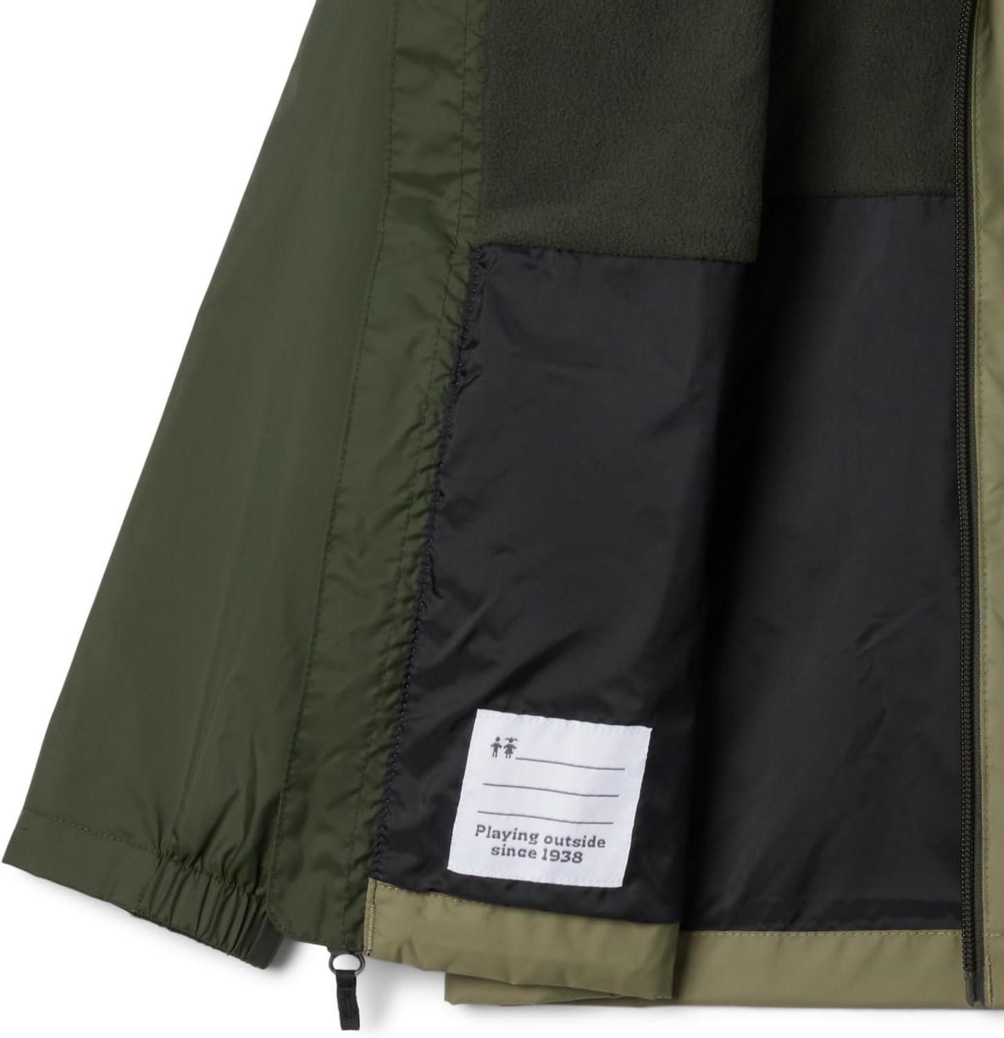 Куртка Columbia baby-boys Rain-zilla II, Greenscape/Stone Green — фото 3