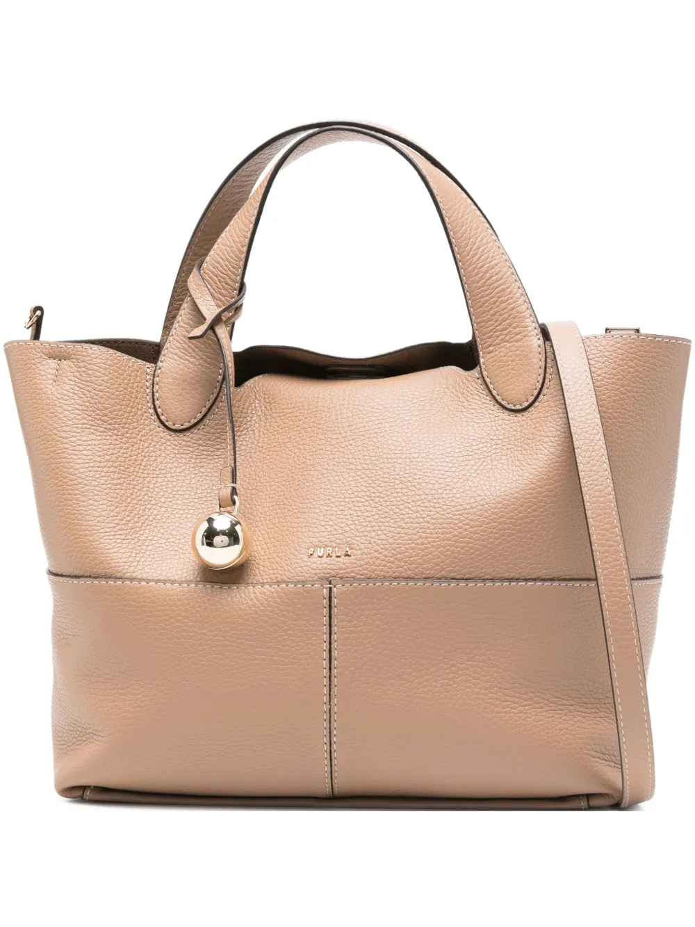 

Сумка-тоут с деталями в виде мячей Furla, коричневый