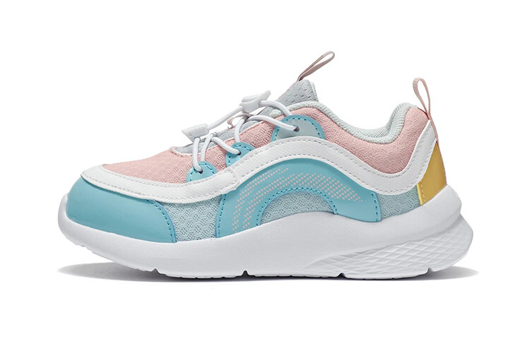 

Кроссовки LINING YOUNG Kids Lifestyle Shoes PS Low-top Thin Bowl Blue/peach Pink