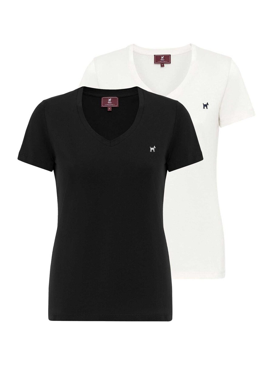 

Рубашка Williot Bari, цвет Black/Off white