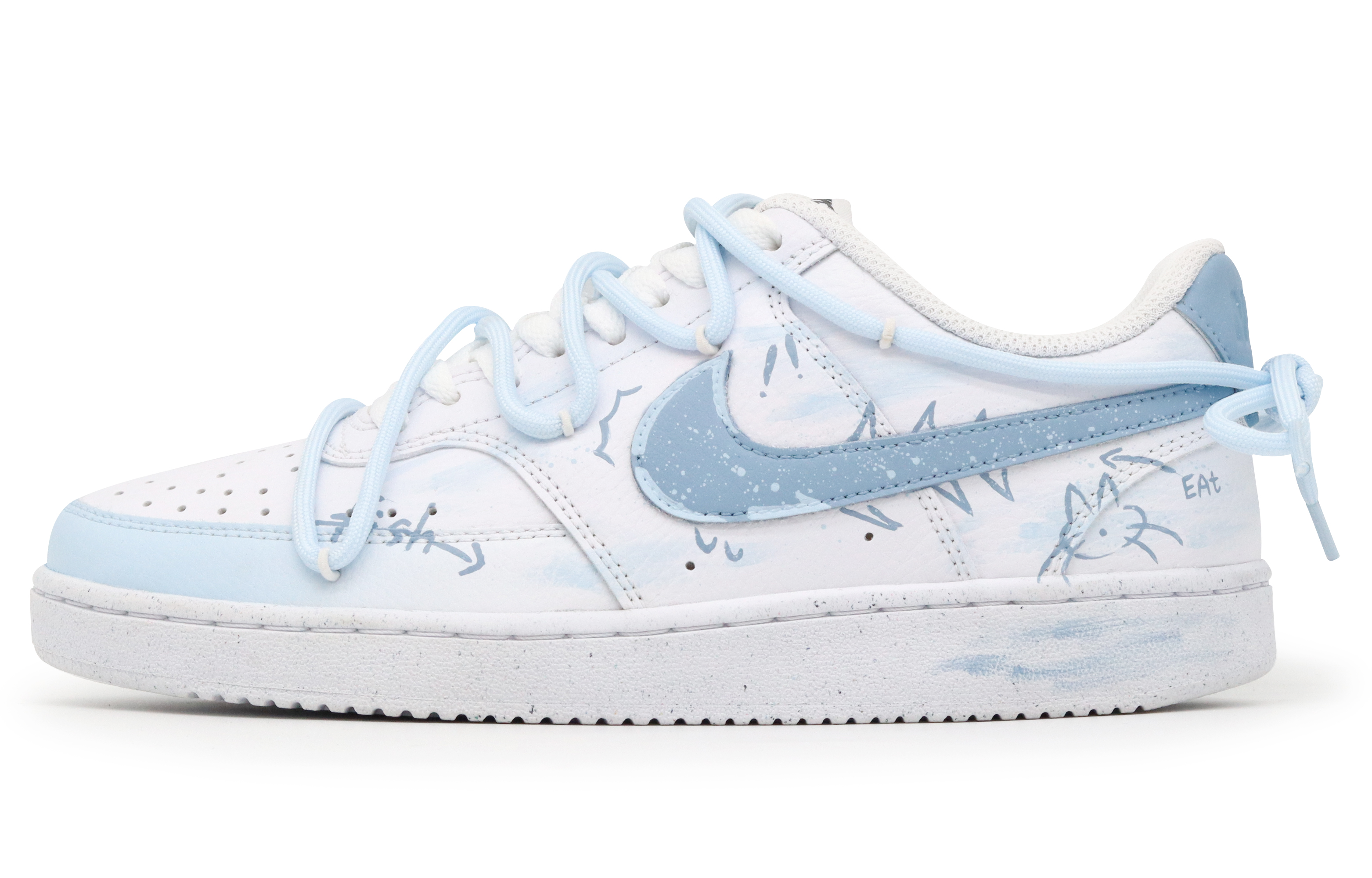 

Nike Кроссовки для скейтбординга Court Vision 1 Low Top, мужские, сине-белые