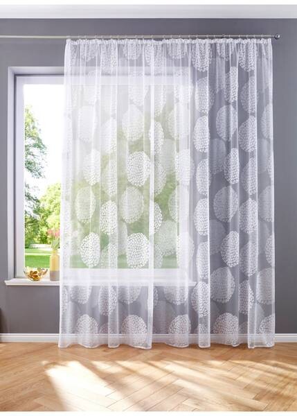 

Штора Gardinenbox Store Jacquard Fabio, 300x145x1 см, белый