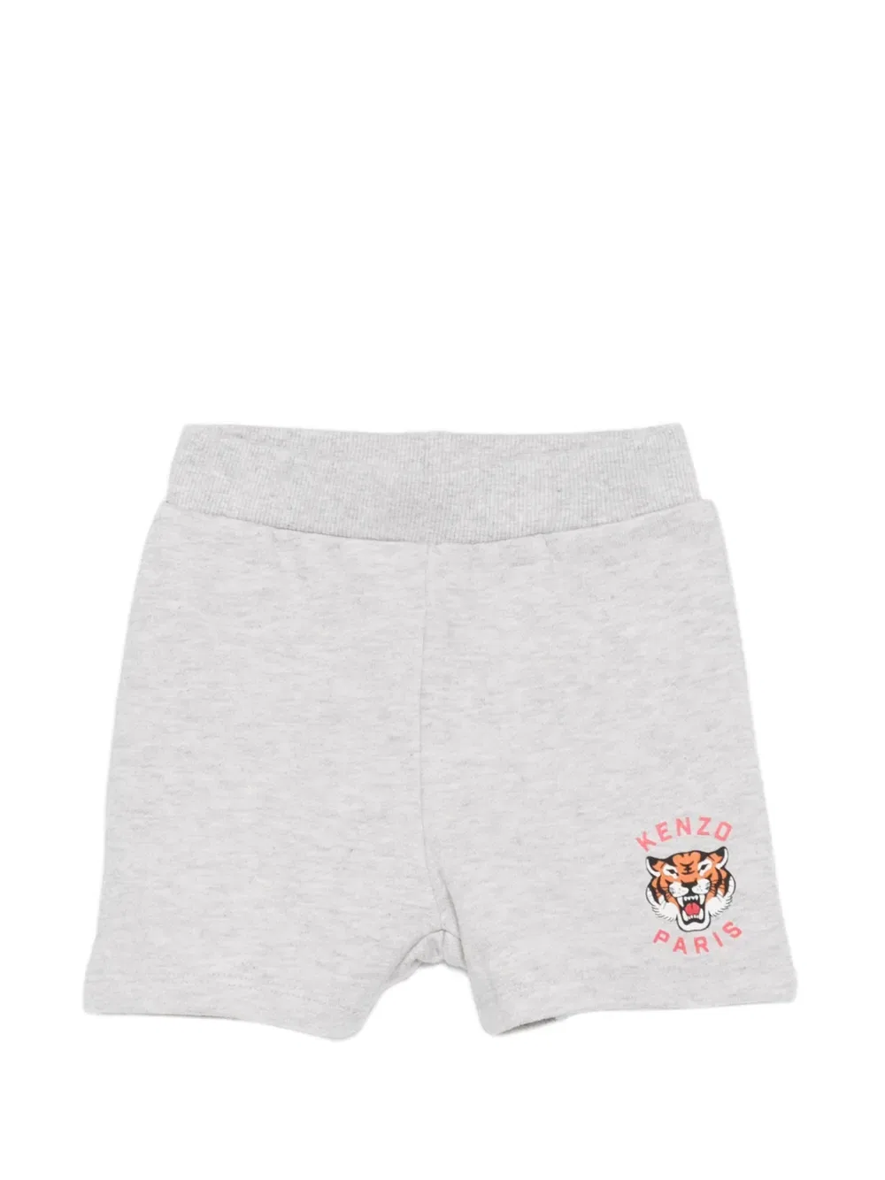 Шорты с тигровым принтом (комплект из двух штук) Kenzo Kids, серый — фото 3