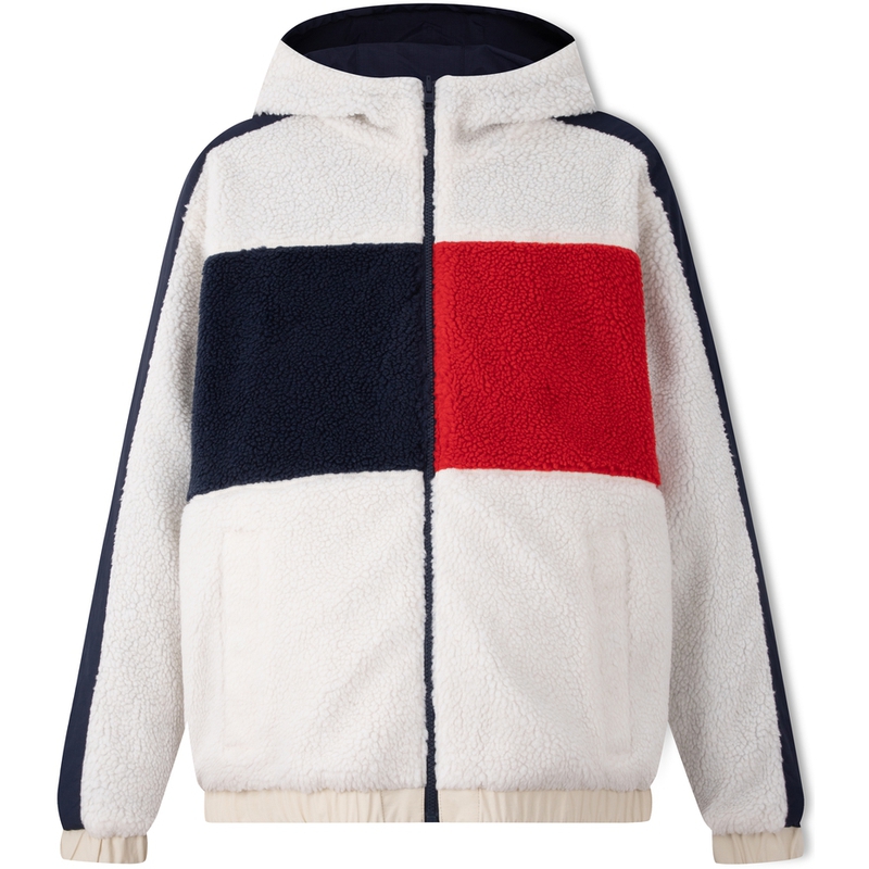 Tommy Hilfiger Куртка мужская красная белая синяя разноцветная — фото 3