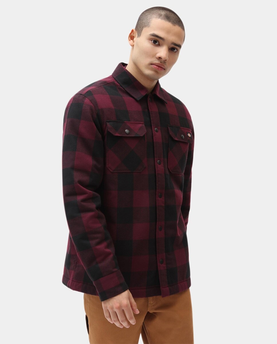 

Мужская рубашка с длинным рукавом Dickies, фиолетовый