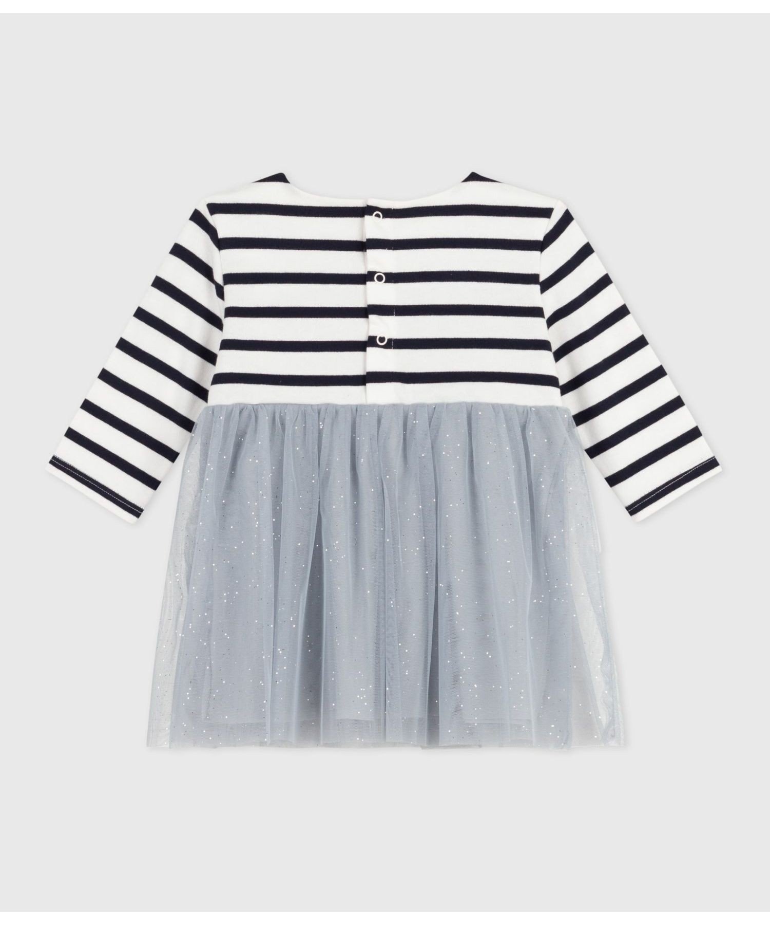 Платье один кусочек Petit Bateau, Gray/Multicolor — фото 3