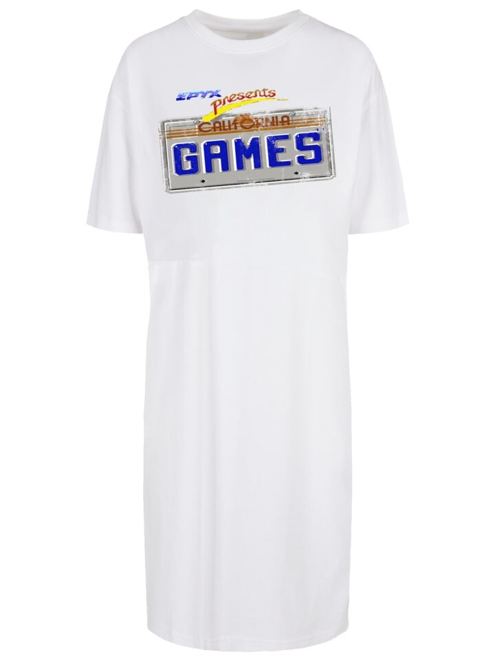 

Короткое платье F4NT4STIC Oversized Kleid CALIFORNIA GAMES, белый